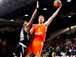 El Valencia Basket no falló en Bolonia (81-94) guiado por un gran Reuvers (44 de valoración)