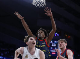 El Real Madrid doblegó a un Andorra que intentó resistir de pie hasta el final (97-90); el Lleida respira