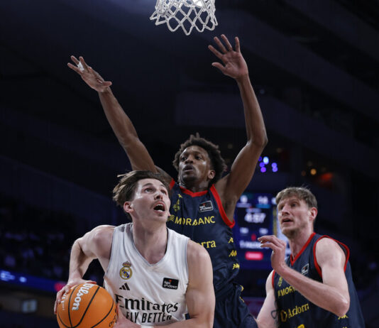 El Real Madrid doblegó a un Andorra que intentó resistir de pie hasta el final (97-90); el Lleida respira