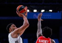 86-82: el Real Madrid suma el primer punto pero teme una lesión de Tavares