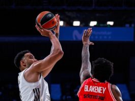 86-82: el Real Madrid suma el primer punto pero teme una lesión de Tavares