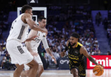 El Laguna Tenerife lució a dos leyendas, Huertas y Mills, para imponerse al Real Madrid (90-95)