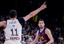 El Barcelona barrió al Bayern Munich (95-69) y el martes jugará el play-in contra el Estrella Roja