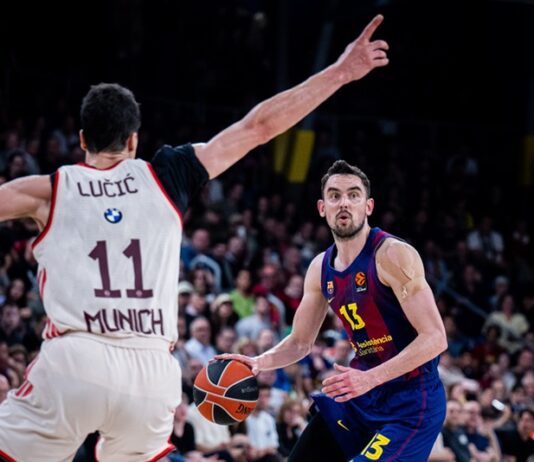 El Barcelona barrió al Bayern Munich (95-69) y el martes jugará el play-in contra el Estrella Roja