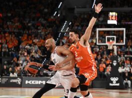 El Valencia Basket asegura puesto de playoff tras un apretado triunfo ante el Armani Milán (102-96)