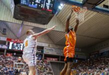 El Valencia Basket defendió la segunda plaza ganando en Girona (81-84)