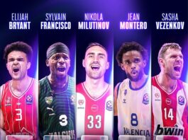 Jean Montero, incluido en el quinteto ideal de la temporada; Tavares, en el segundo mejor