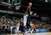 El Bilbao Basket alcanza la octava plaza tras ganar a un Real Madrid con muchas bajas (88-82)