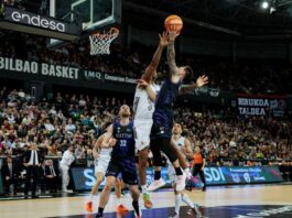 El Bilbao Basket alcanza la octava plaza tras ganar a un Real Madrid con muchas bajas (88-82)