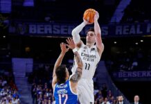 Hezonja brilla con 40 puntos y 53 valoración en una memorable victoria (131-123) con remontada frente al UCAM Murcia