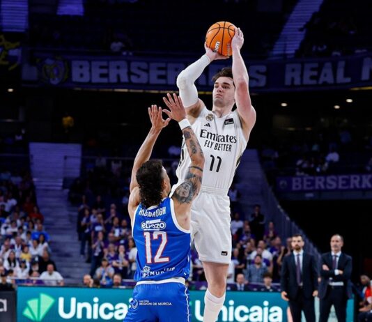 Hezonja brilla con 40 puntos y 53 valoración en una memorable victoria (131-123) con remontada frente al UCAM Murcia
