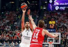 No pudo ser: pese a la increíble actuación del Real Madrid, el Olympiacos es el nuevo campeón (92-85)