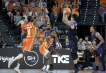 El Valencia Basket se salvó en el tramo final tras remontar el Bilbao Basket 18 puntos