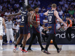 El Baskonia se coloca segundo tras ganar (83-88) a un Real Madrid que suma la cuarta derrota consecutiva