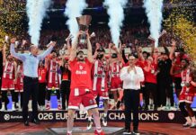 No pudo ser: pese a la increíble actuación del Real Madrid, el Olympiacos es el nuevo campeón (92-85)