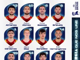 Chus Mateo convoca 14 jugadores para afrontar los dos partidos de la próxima semana